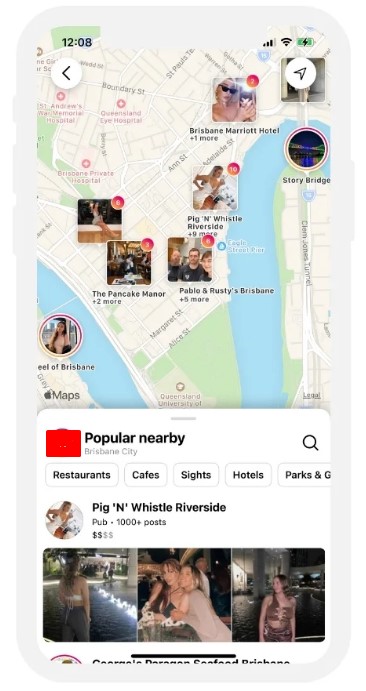 Instagram map