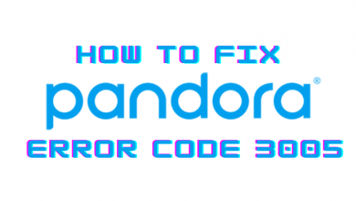 Pandora Error Code 3005