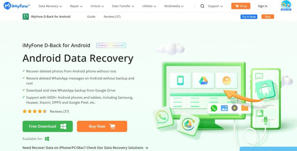 Data recovery software for Android