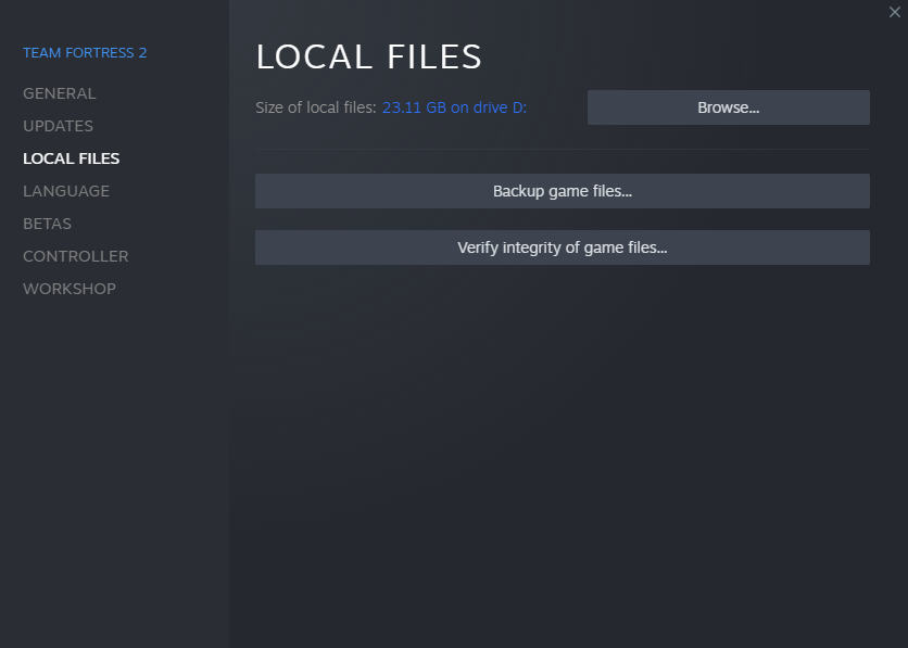 Uninstall Steam Game Files
