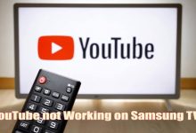 YouTube Not Working on Samsung TV