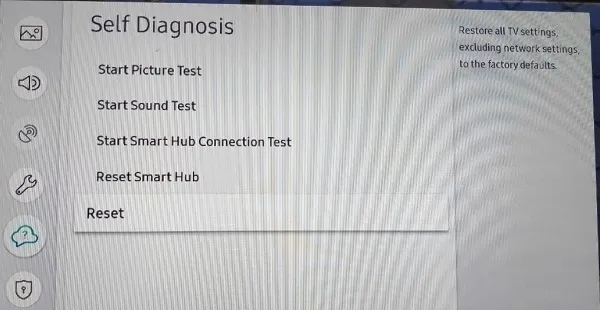 Reset your Samsung TV