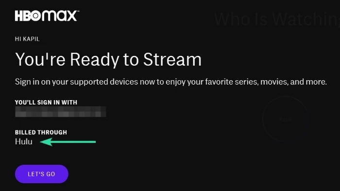 select the Hulu