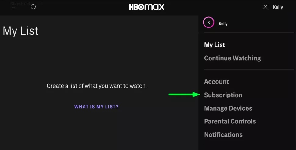 select Subscription