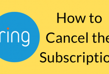 How to Cancel Ring Subscription