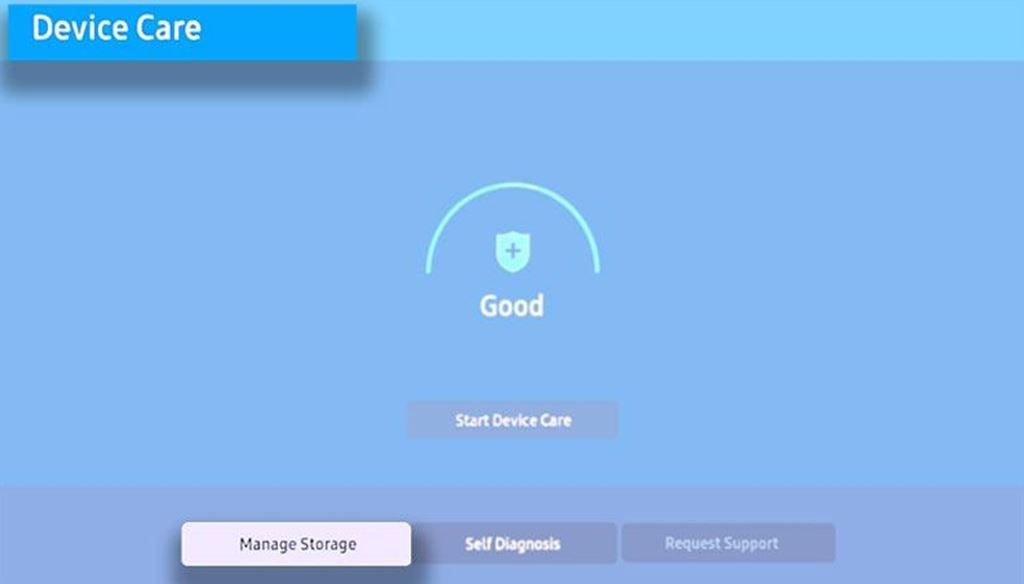 Choose Manage storage 