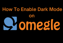 How to Enable Omegle Dark Mode