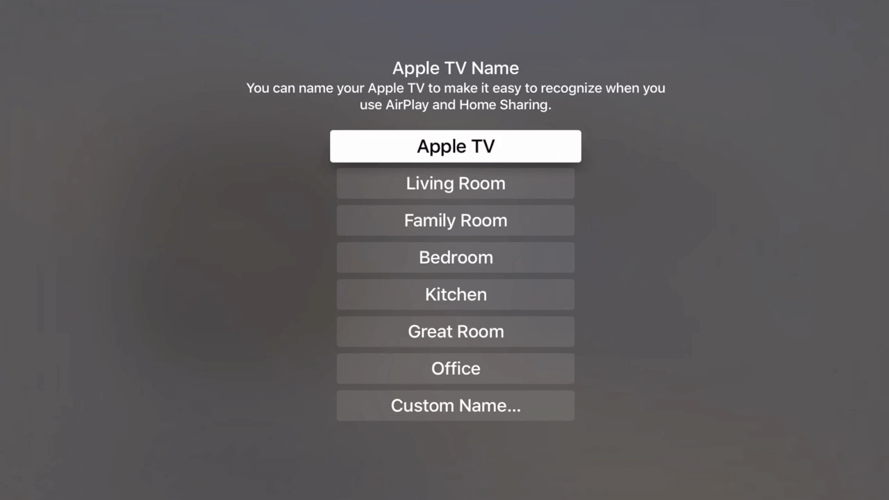 How to Rename Apple TV