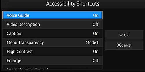  turn off the toggle to Turn Off Subtitles on Samsung TV 