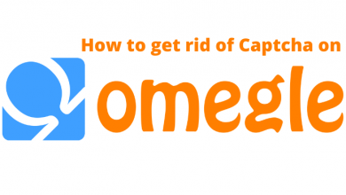 How to get rid of Captcha on Omegle