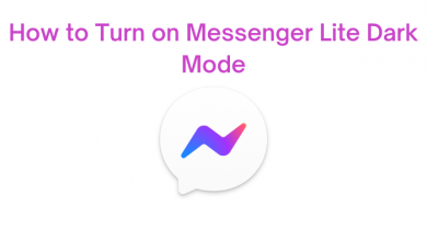 How to turn on Messenger Lite Dark Mode