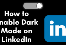 LinkedIn Dark Mode