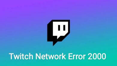 Twitch Network Error 2000