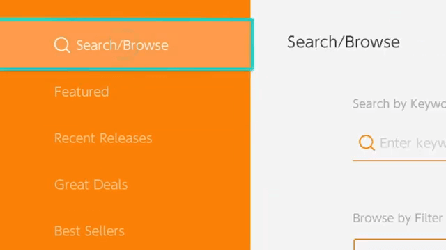 Nintendo Search for Apps