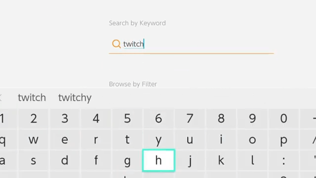 Search for Twitch on e-shop