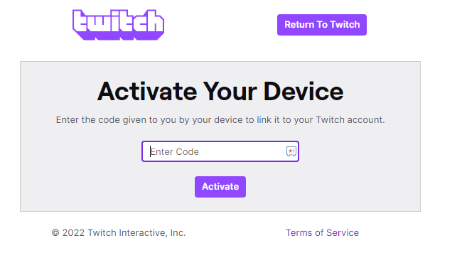 Twitch on Nintendo Switch