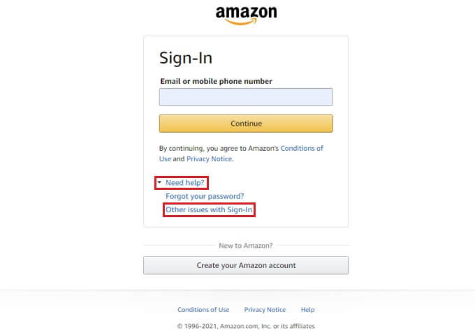 Unlock Amazon account By Sending Email