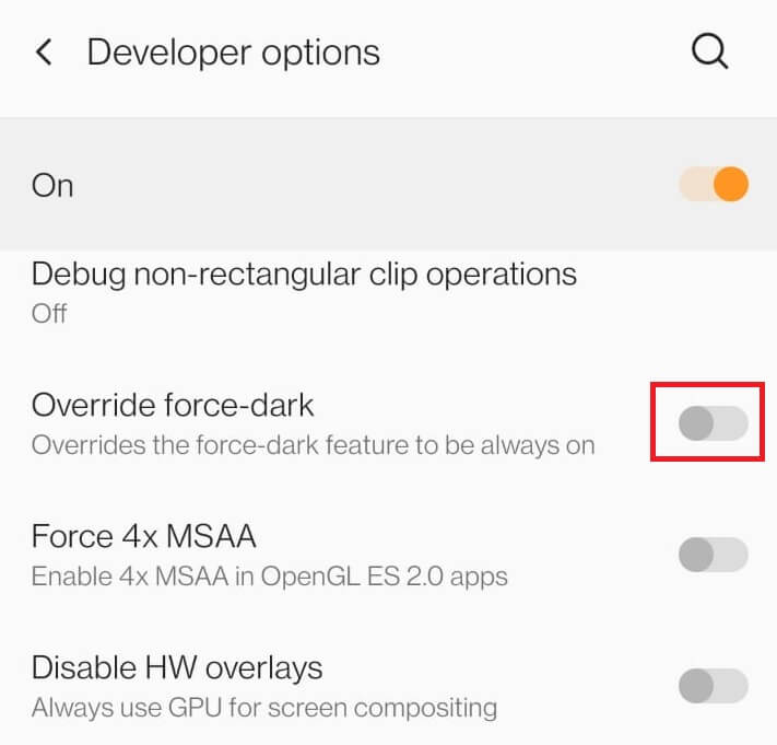 Amazon Dark Mode on Android