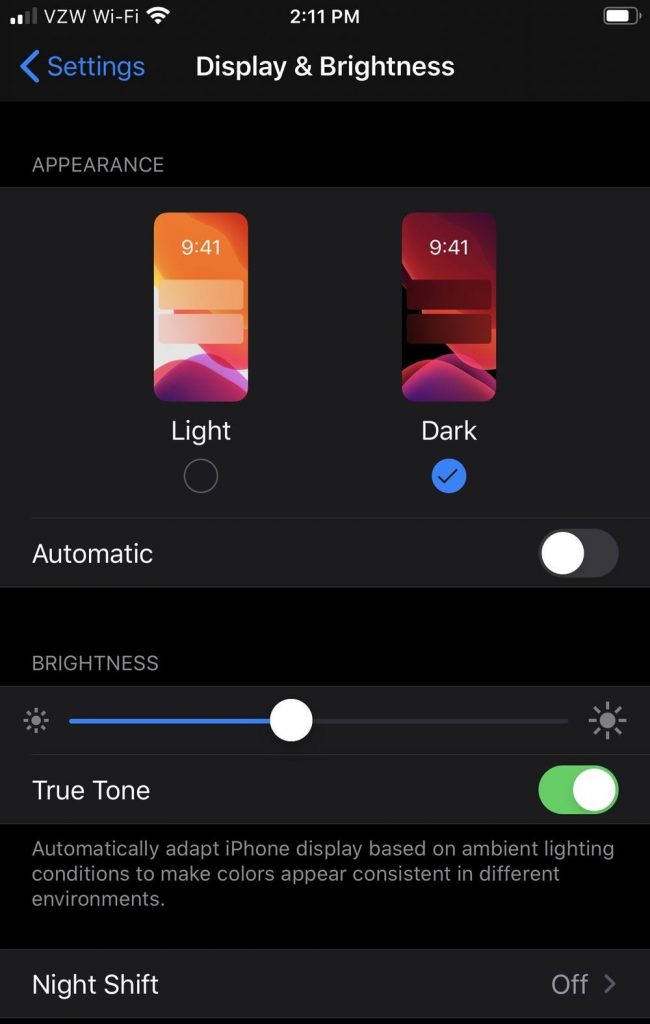 Enable Apple Music Dark Mode on iPhone