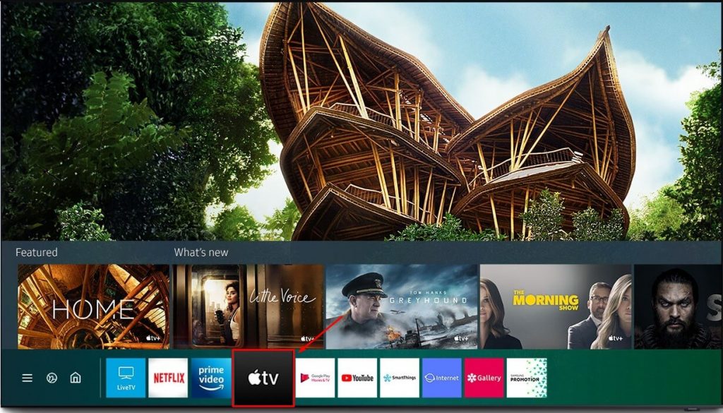 Apple TV on Samsung Smart TV