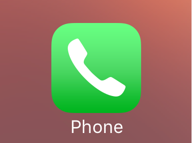 Phone App of iPhone