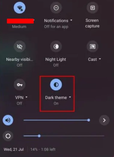 dark theme icon