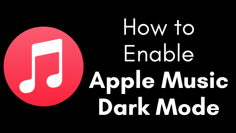 Dark Mode on Apple Music