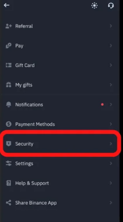 Security in Binance