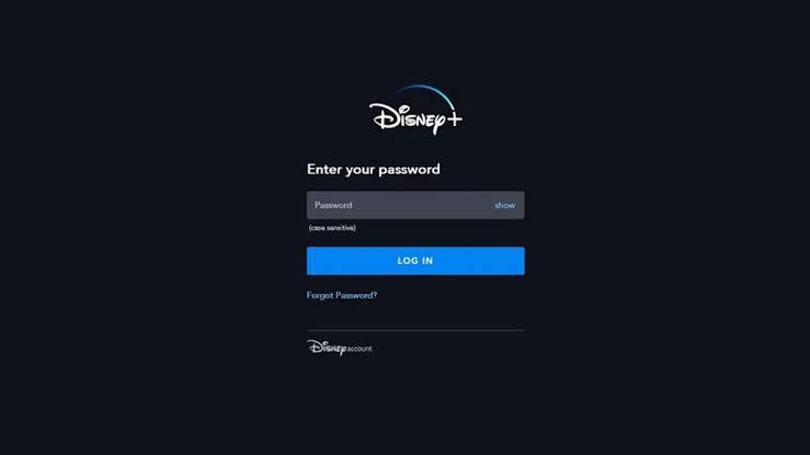 Re-login to your Disney+ Account