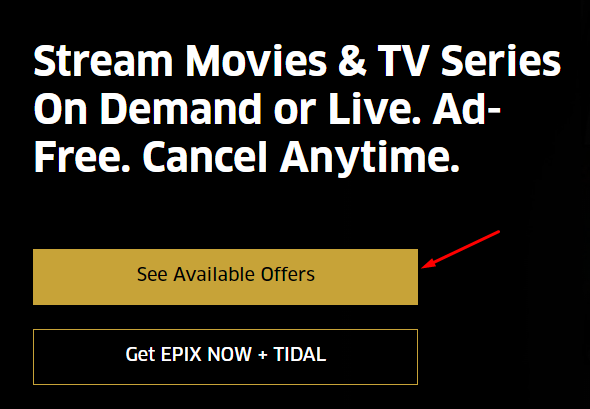 Epix Free Trial