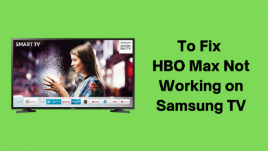 HBO Max Not Working on Samsung TV