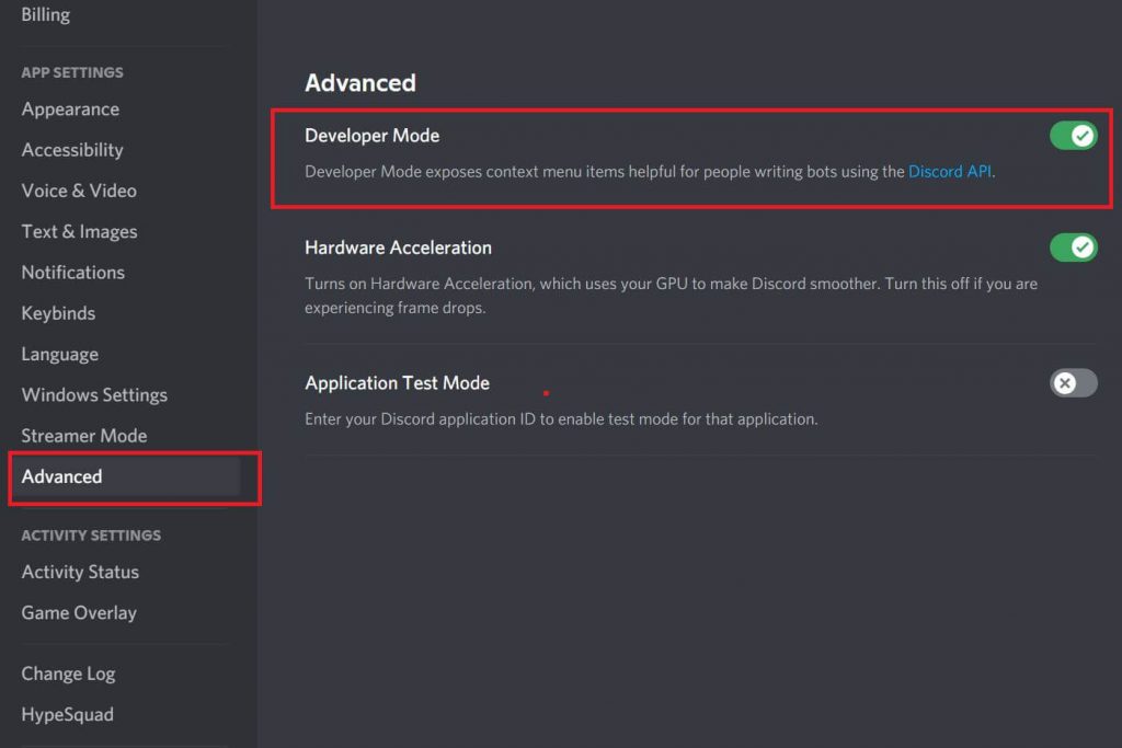 Enable Developer mode