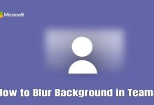 How to Blur Background in Teams