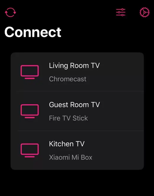 Chromecast Telegram using iPhone