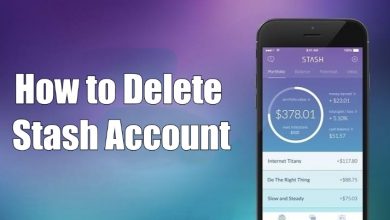 How to Delete Stash Account