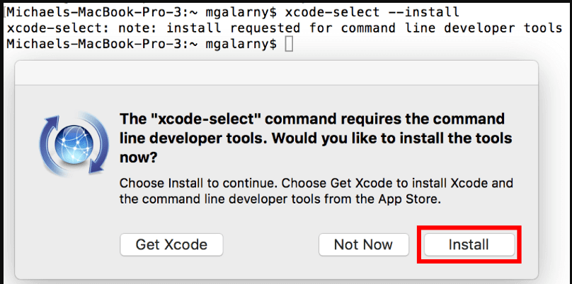 To install Xcode on Mac