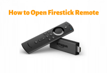 How to Open Firestick Remote