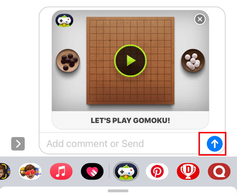 How to Play Gomoku on iMessage