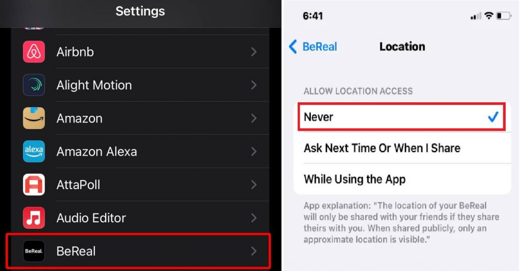 iPhone Device Settings