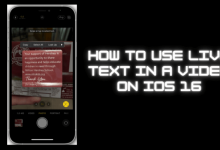 How to use Live Text in a Video on iOS 16