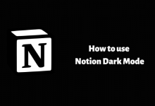 How to use Notion Dark Mode