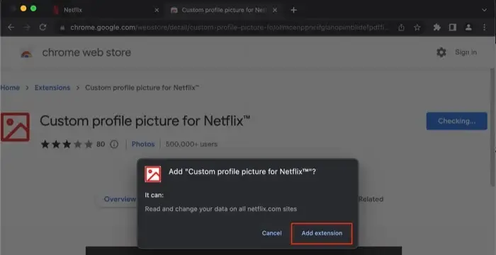 Add extension to Chrome