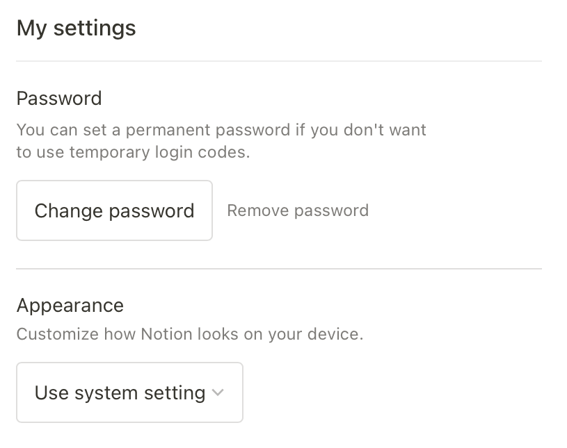 Go to Appearance settings