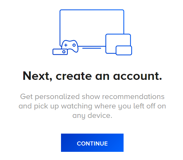 Create a account