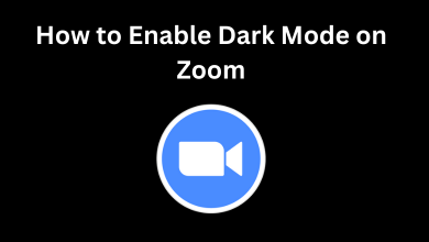 Zoom Dark Mode