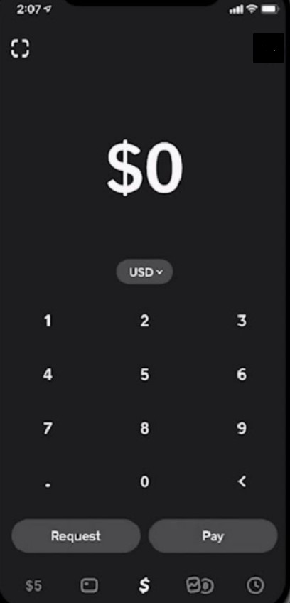 cash app dark mode