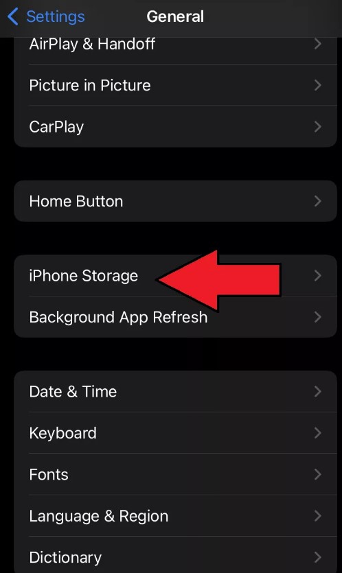 Clear TikTok cache on iPhone