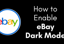 eBay Dark Mode