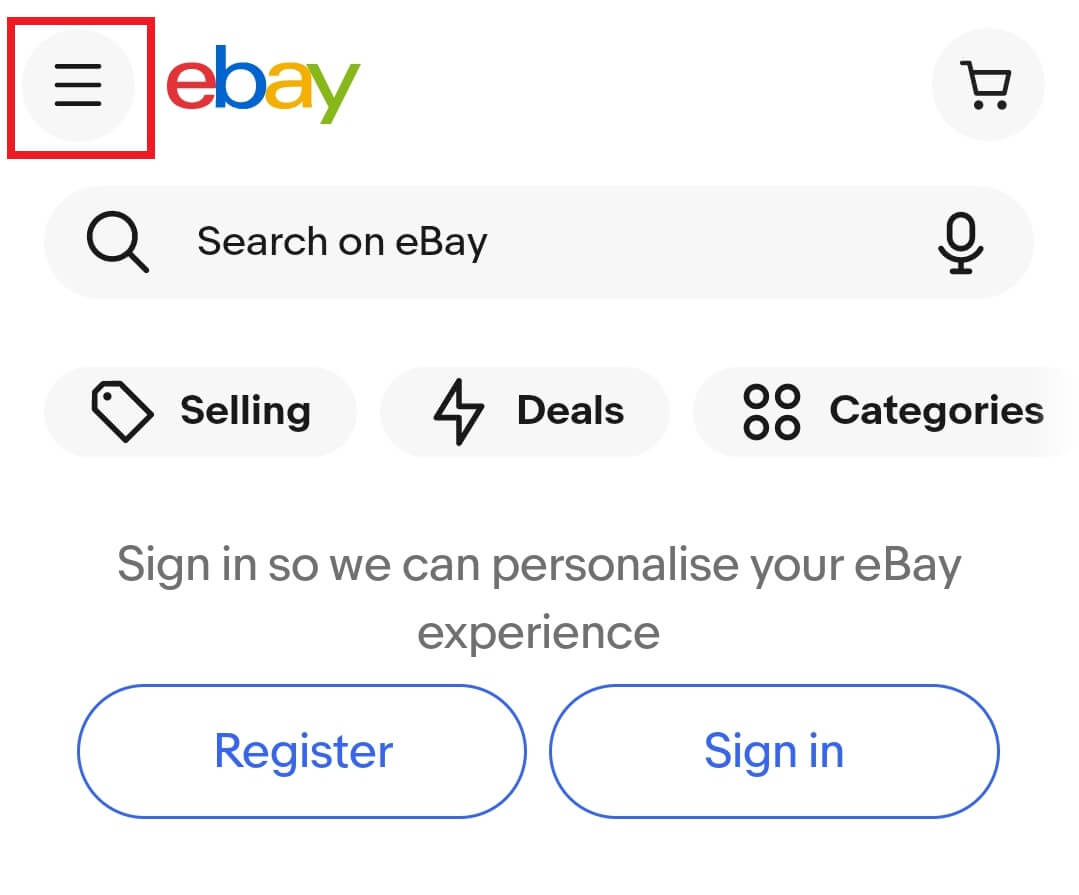 eBay Dark Mode