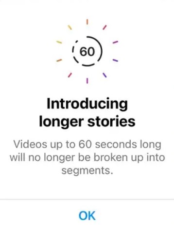 instagram stories under 60 seconds
